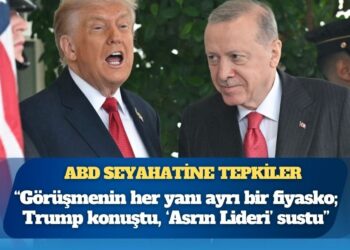 Erdoğan’ın ABD seyahatine tepkiler: “Görüşmenin her yanı ayrı bir fiyasko; Trump konuştu, ‘Asrın Lideri’ sustu!”