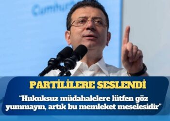 Ekrem İmamoğlu, İstanbul İl Başkanlığı için partililere seslendi: Hukuksuz müdahalelere lütfen göz yummayın, artık bu memleket meselesidir
