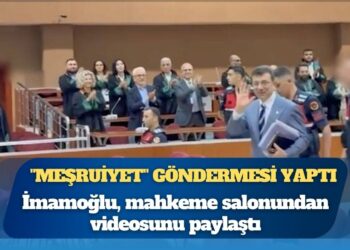 Ekrem İmamoğlu, mahkeme salonundan videosunu paylaştı, Erdoğan’a “meşruiyet” göndermesi yaptı