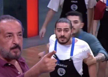 MasterChef Türkiye’de stüdyoda kavga: Yarışmacı Çağatay Doğanoğlu, Mehmet Şefin üstüne yürüdü
