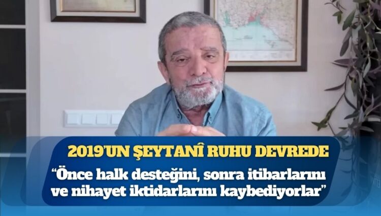 Mümtaz’er Türköne’den AKP’lilere: ‘Önce halk desteğini, sonra itibarlarını ve nihayet iktidarlarını kaybediyorlar’