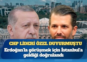 CHP lideri Özel duyurmuştu; Trump’ın oğlunun Erdoğan’la görüşmek için İstanbul’a geldiği doğrulandı