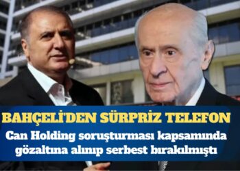 Devlet Bahçeli, Can Holding soruşturmasında gözaltına alındıktan sonra serbest bırakılan Kenan Tekdağ’ı aradı