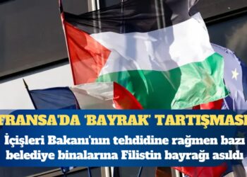 Fransa’da Filistin bayrağı tartışması