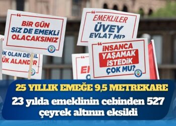 23 yılda emeklinin cebinden 527 çeyrek altının eksildi