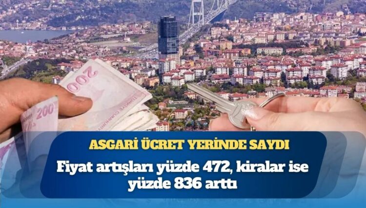 Asgari ücret yerinde saydı: Kiralar 4 yılda yüzde 836 arttı
