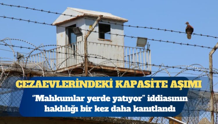 Cezaevlerindeki kapasite aşımını ortaya koyan bir veri daha ortaya çıktı