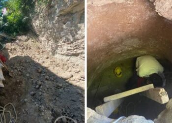 Rüyasında gördüğü define için tünel kazarken yakalandı