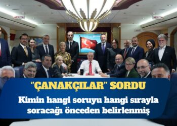 Kimin hangi soruyu hangi sırayla soracağı önceden belirlenmiş