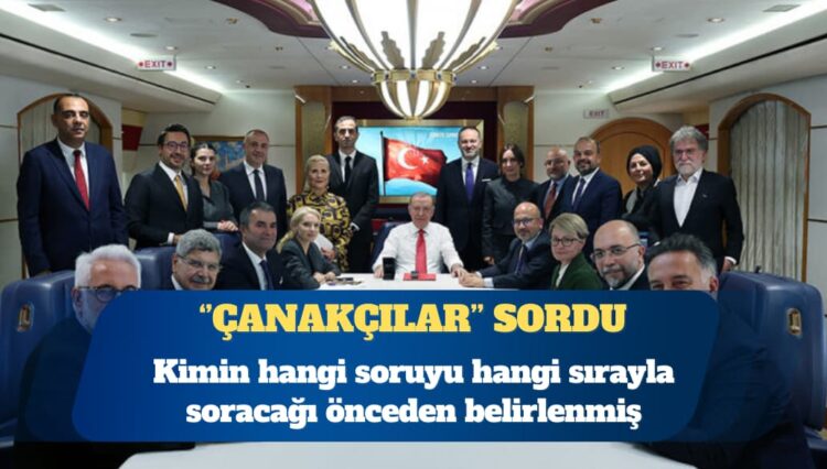 Kimin hangi soruyu hangi sırayla soracağı önceden belirlenmiş