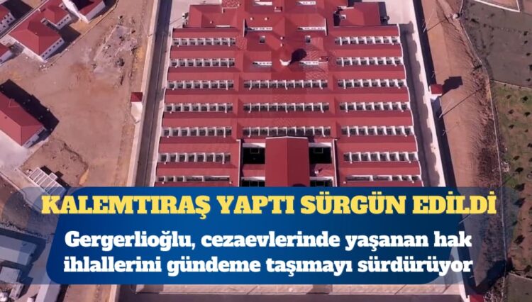 Kalemtıraş yaptı sürgün edildi: DEM Parti milletvekili Ömer Faruk Gergerlioğlu cezaevlerinde yaşanan hak ihlallerini gündeme taşımayı sürdürüyor