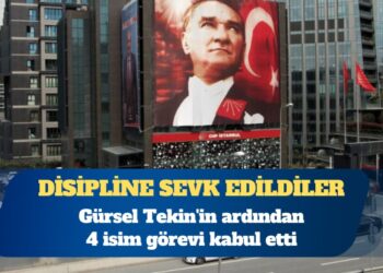 Gürsel Tekin’in ardından 4 isim görevi kabul etti: İhraç talebiyle disipline sevk edildiler