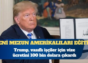 ABD Başkanı Donald Trump, vasıflı işçiler için vize ücretini 100 bin dolara çıkardı