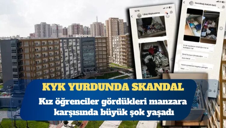 KYK yurdunda skandal: Kız öğrenciler gördükleri manzara karşısında şoke oldu