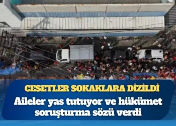 Bir gecede 180 kişi öldü: Mahalleli cesetleri sokaklara dizdi