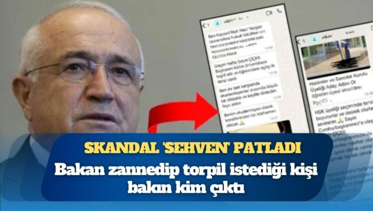 Skandal ‘sehven’ patladı: Bakan zannedip torpil istediği kişi bakın kim çıktı
