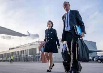 Çok konuşulacak fotoğraf: Almanya Başbakanı Türkiye’ye böyle geldi