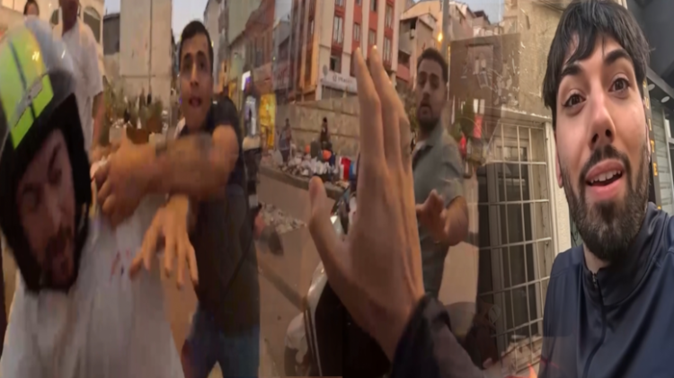 Beyoğlu’nda İspanyol Youtuber’i takip edip dövdüler