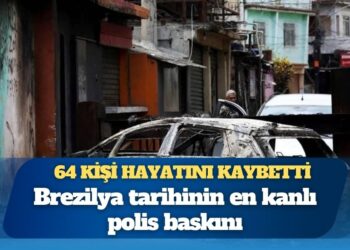 Brezilya tarihinin en kanlı polis baskını: 64 kişi hayatını kaybetti