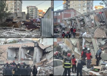 Gebze’de 6 katlı bina çöktü: 5 kişi enkaz altında