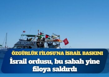 İsrail ordusu, bu sabah yine filoya saldırdı