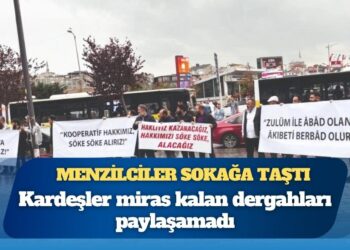 Kardeşler miras kalan dergahları paylaşamadı: Menzilciler sokağa taştı