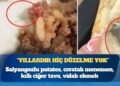 KYK yurdunun yemekleri: Salyangozlu patates, cıvatalı menemen, kıllı ciğer tava, vidalı ekmek