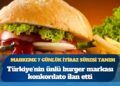 Türkiye’nin ünlü burger markası konkordato ilan etti