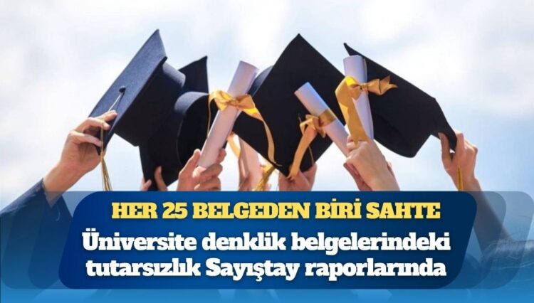 Her 25 belgeden biri sahte: Üniversite denklik belgelerindeki tutarsızlık Sayıştay raporlarında