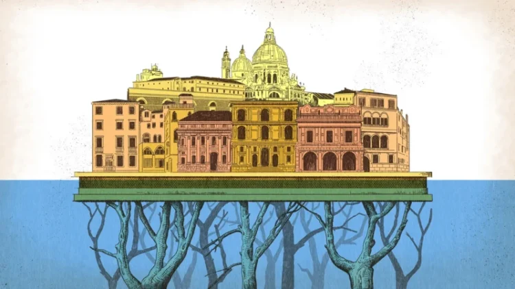 Venedik’i 1600 yıl boyunca su üstünde tutan sistem