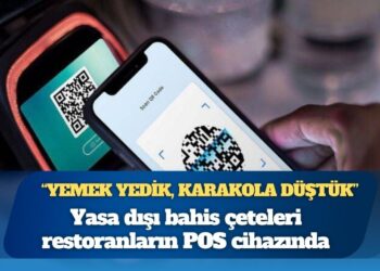 Yasa dışı bahis çetelerinin POS / QR oyunu