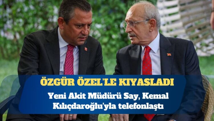 Yeni Akit Müdürü, Kemal Kılıçdaroğlu’yla görüştü