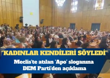 Meclis’te atılan ‘Apo’ sloganına DEM Parti’den açıklama: Kadınlar kendileri söyledi