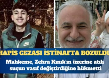 Zehra Kınık’ın dört yıl iki aylık hapis cezası istinafta bozuldu