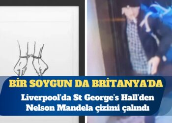 Bir soygun da Britanya’da: Liverpool’da Nelson Mandela çizimi çalındı