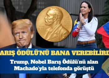 ABD Başkanı Donald Trump, Nobel Barış Ödülü’nü alan Venezuelalı muhalefet lideri Machado’yla telefonda görüştü