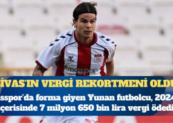 Yunan futbolcu Sivas’ın vergi rekortmeni oldu