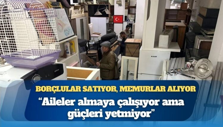 Vatandaş borçları sebebiyle eşyalarını satıyor: “Öğrenci kalmadı. Aileler almaya çalışıyor ama güçleri yetmiyor. Artık bize polisler ve memurlar uğruyor”