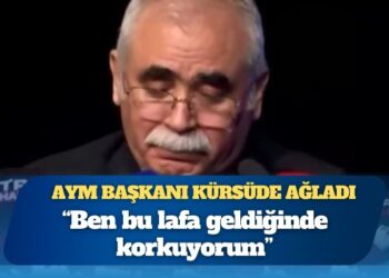 Anayasa Mahkemesi Başkanı kürsüde ağladı: ‘Ben bu lafa geldiğinde korkuyorum’