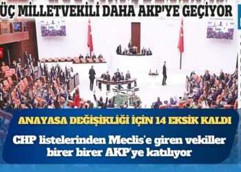 2,5 yılda Meclis’te tablo değişti: Anayasa değişikliği için 14 eksik kaldı