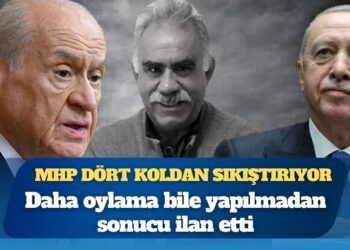 MHP dört koldan sıkıştırıyor: Daha oylama bile yapılmadan sonucu ilan etti