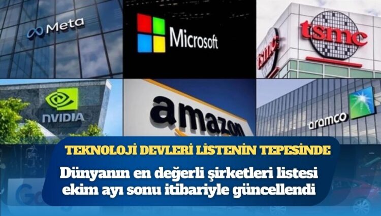 Dünyanın en değerli şirketleri belli oldu: Teknoloji devleri listenin tepesinde