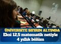 Üniversite sıfırın altında: Eksi 12,5 matematik netiyle 4 yıllık bölüm