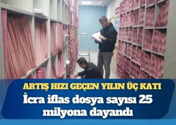 Artış hızı geçen yılın üç katı: İcra iflas dosya sayısı 25 milyona dayandı