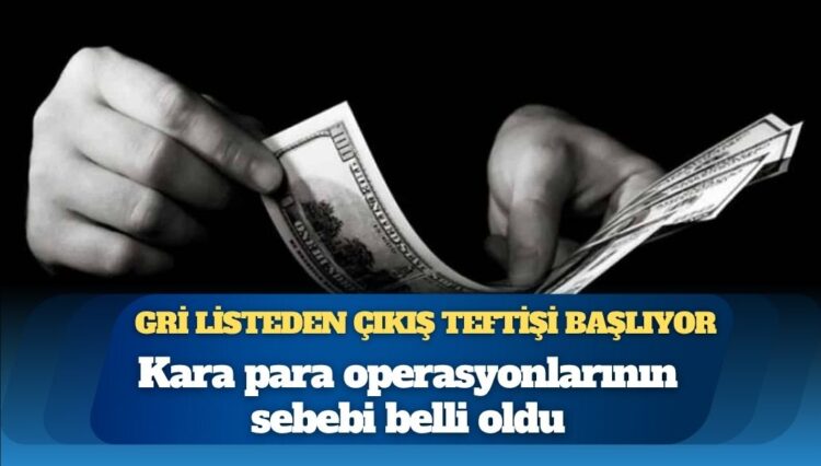 Kara para operasyonlarının sebebi belli oldu: Gri listeden çıkış teftişi başlıyor