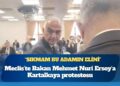 Meclis’te Bakan Mehmet Nuri Ersoy’a Kartalkaya protestosu: “Sıkmam bu adamın elini”
