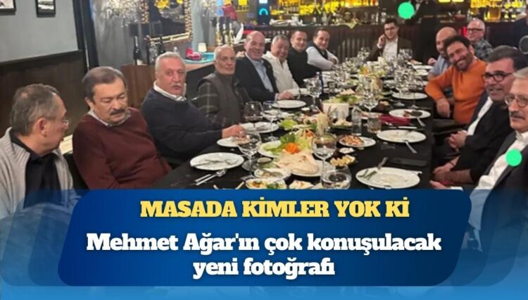 Masada kimler yok ki: Mehmet Ağar’ın çok konuşulacak yeni fotoğrafı