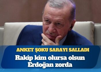 Rakip kim olursa olsun Erdoğan zorda: Anket şoku sarayı salladı