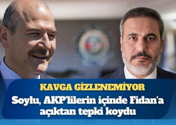 Kavga gizlenemiyor: Süleyman Soylu, AKP’lilerin içinde Hakan Fidan’a açıktan tepki koydu