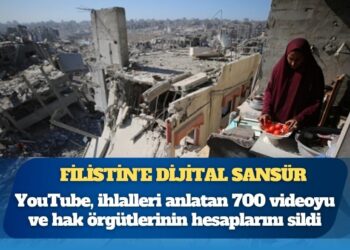 Filistin’e dijital sansür: YouTube, İsrail’in ihlallerini belgeleyen 700 videoyu ve insan hakları örgütlerinin hesaplarını kaldırdı